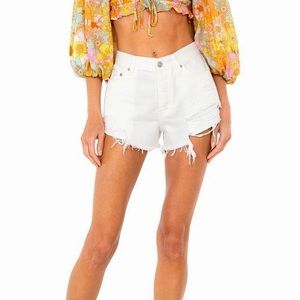 FREE PEOPLE, LOVING GOOD VIBRATIONS CUTOFF SHORTS - 24